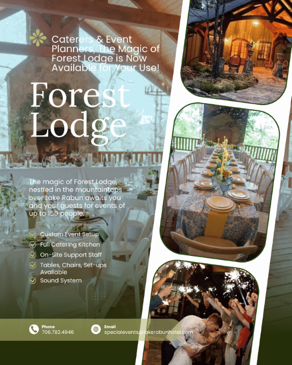 Caterers Use Forest Lodge