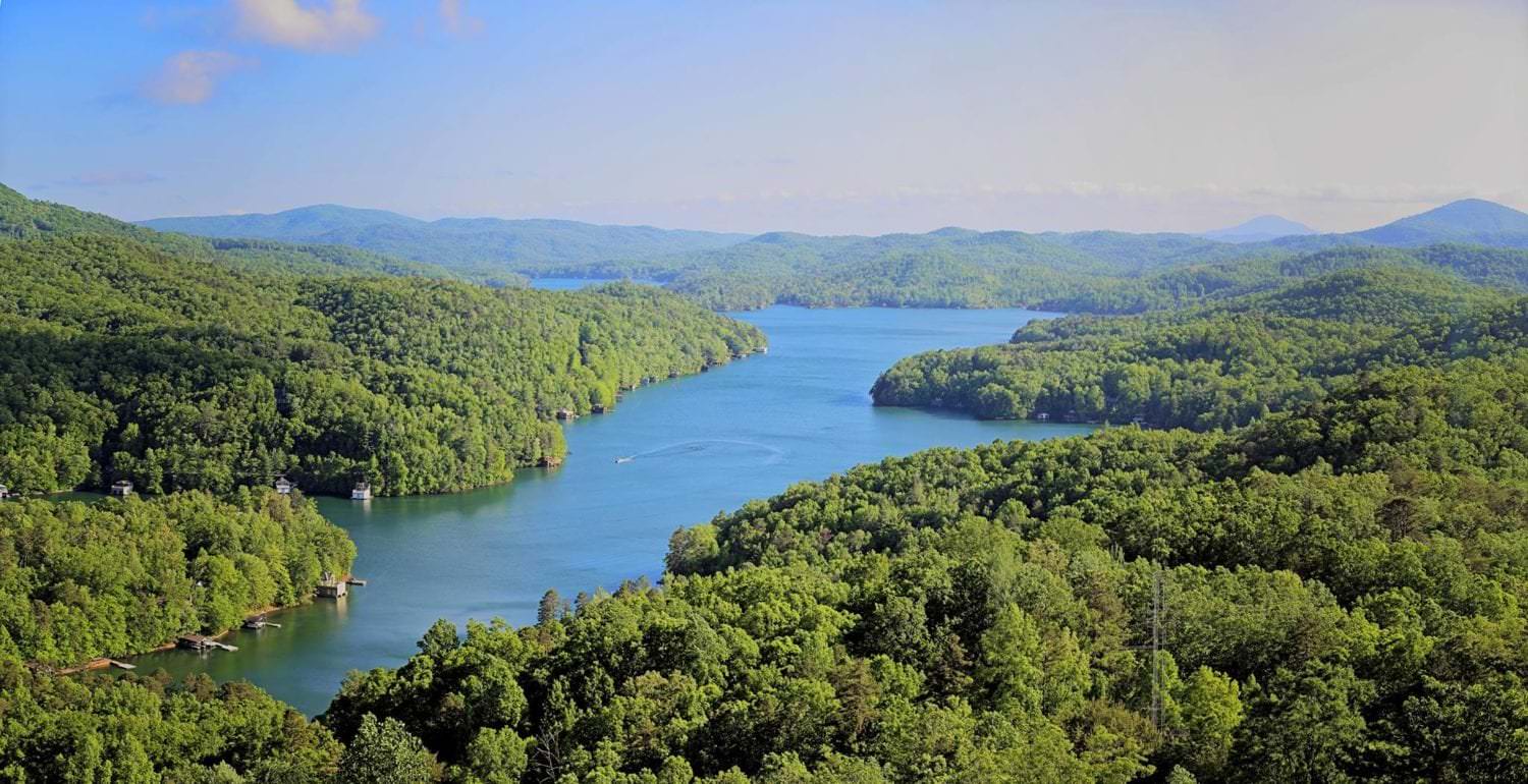 Lake Rabun and the North Georgia mountains
