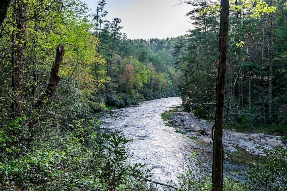 Kayaking on Chattooga River