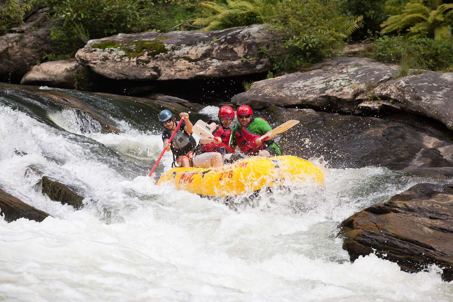 Rafting on the Chattooga River
