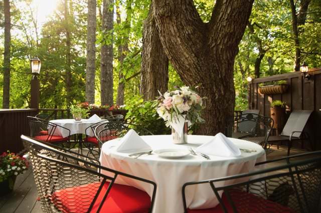 Tree Top Deck at Lake Rabun Hotel